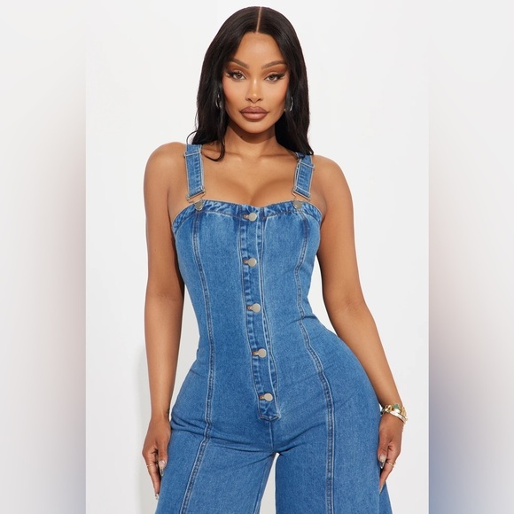 Pants - Denim Jumpsuit